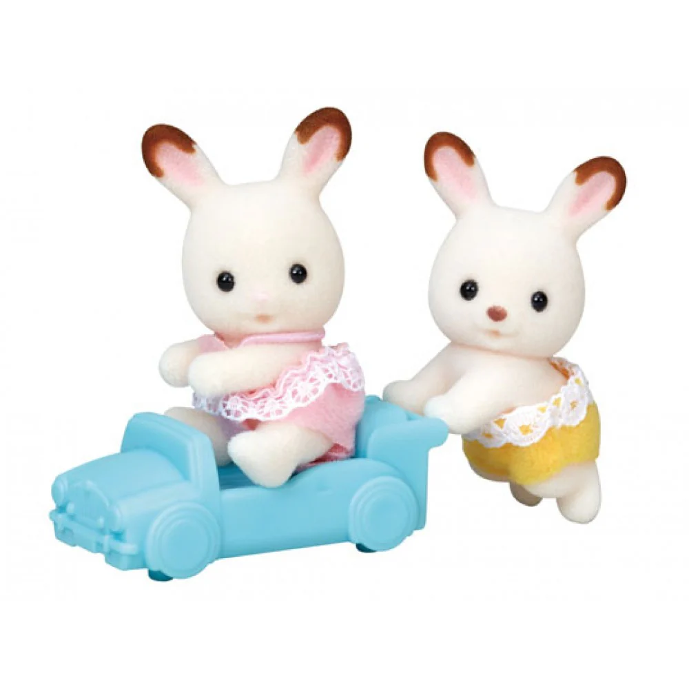 Sylvanian Families Chocolate Rabbit Twins - Image 2