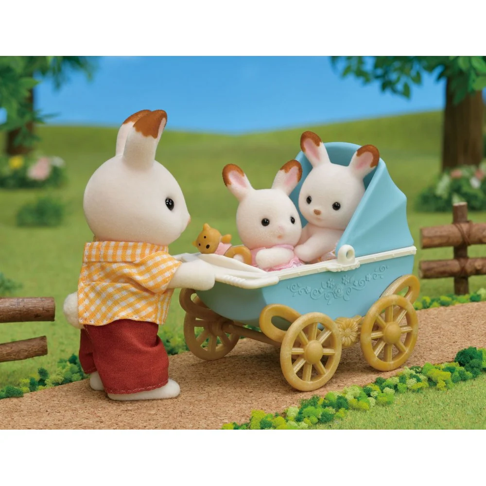 Sylvanian Families Chocolate Rabbit Twins Set - Image 3