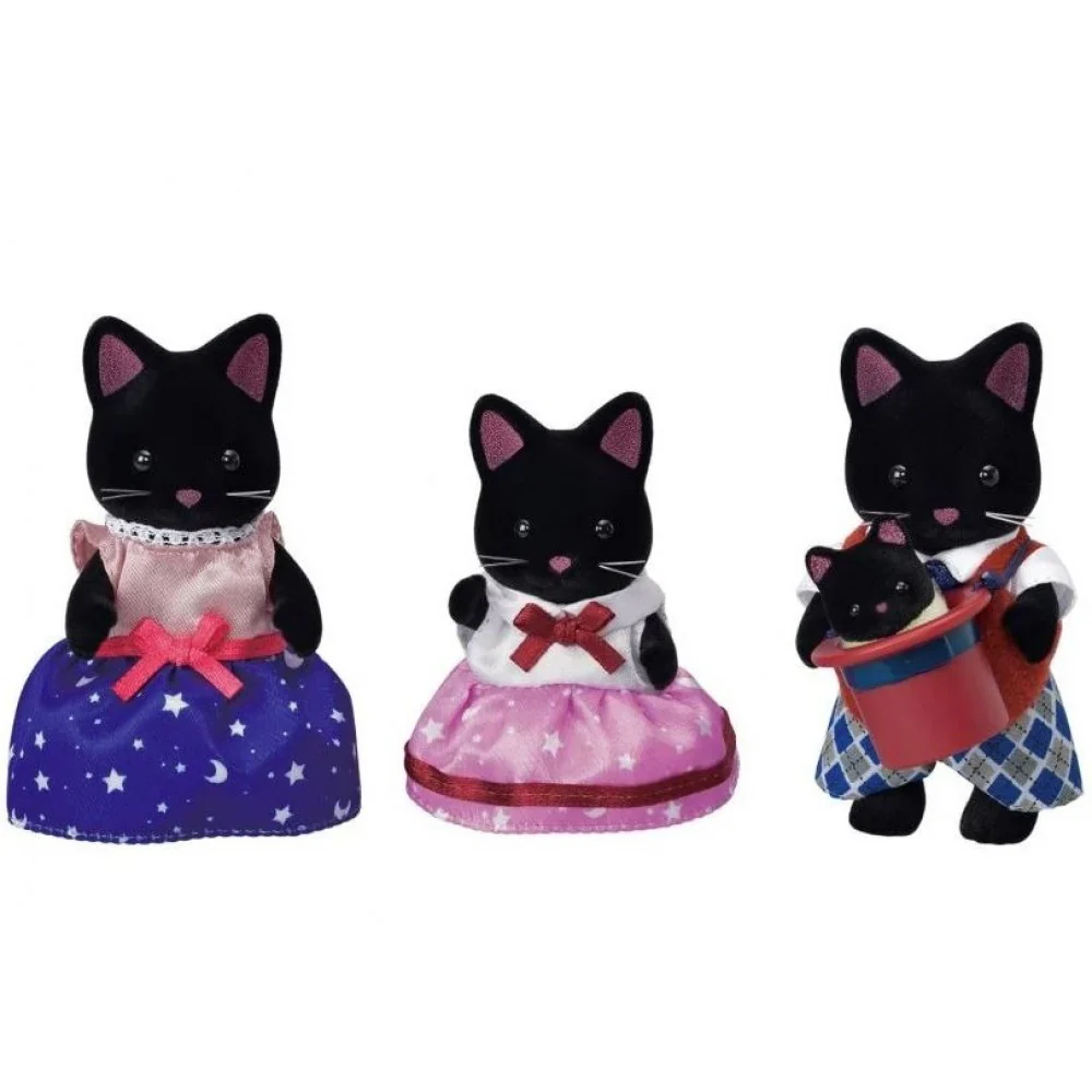 Sylvanian Families Midnight Cat Family - Image 2