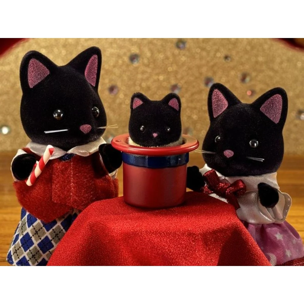 Sylvanian Families Midnight Cat Family - Image 3