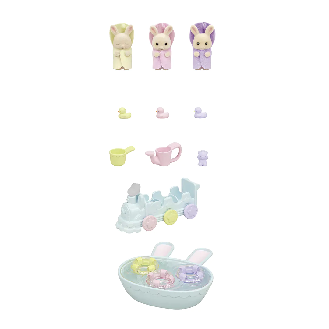 Sylvanian Families Triplets Baby Bathtime Set - Image 2