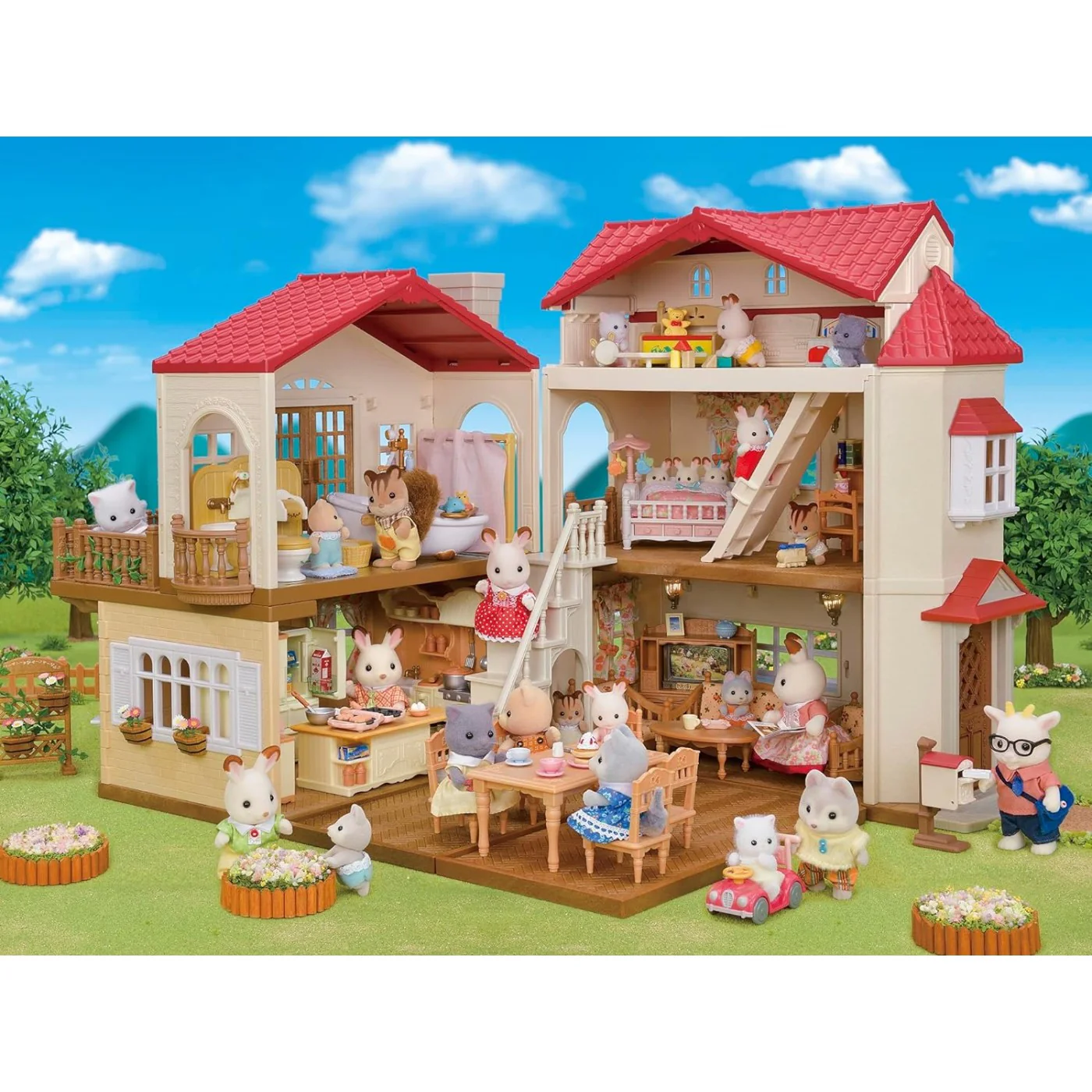 Sylvanian Families Red Roof Country Home - Secret Attic Playroom - Image 6