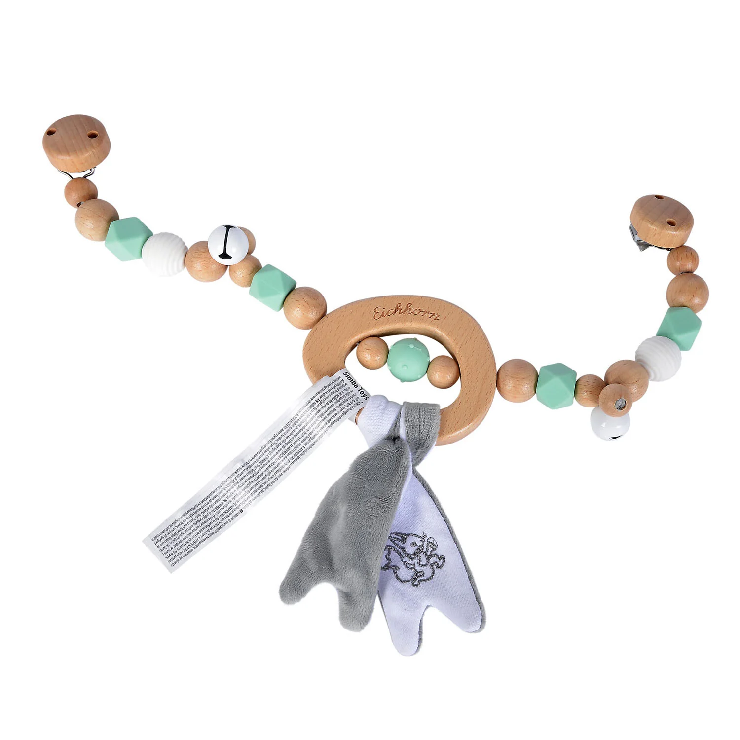 Eichhorn Baby Pure Pram Chain Wood - Image 2