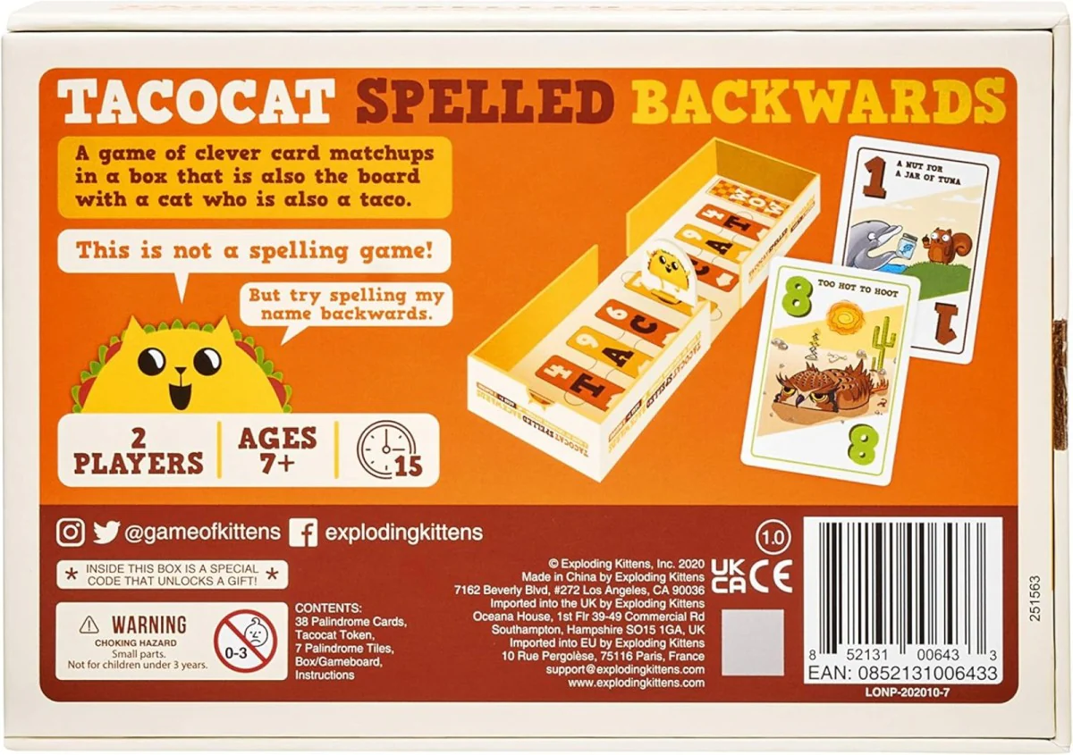 Tacocat Spelled Backwards - Image 2