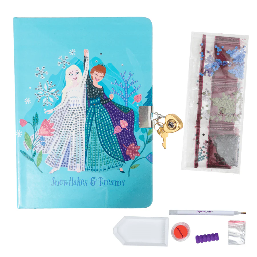 Elsa & Anna, Crystal Art Secret Diary - Image 2