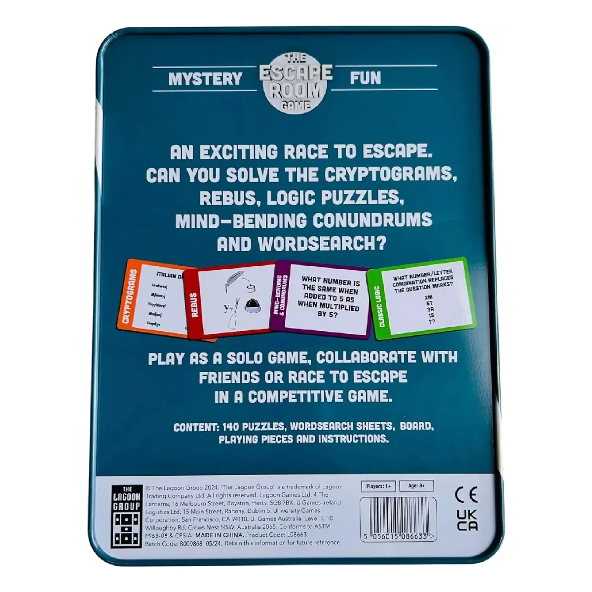 Escape Room Deluxe Addition Tin - Image 3