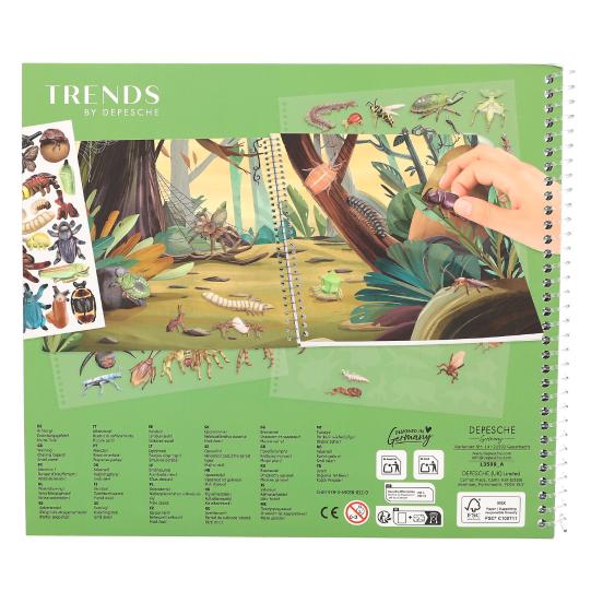 Explorer Stickerworld With Relief Stickers - Image 3