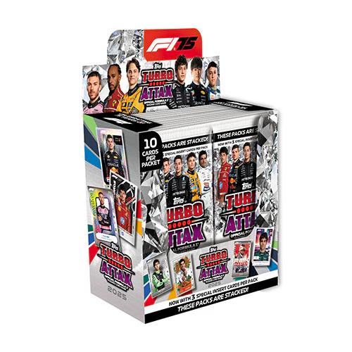 F1 Turbo Attax Trading Card Booster Pack 2025