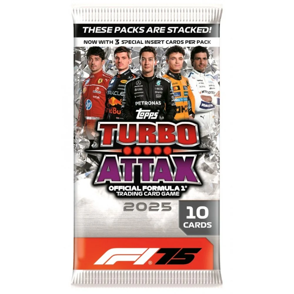 F1 Turbo Attax Trading Card Booster Pack 2025 - Image 2