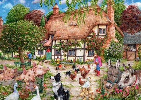 Ravensburger Farm Cottage 1000 Piece Jigsaw Puzzle - Image 2
