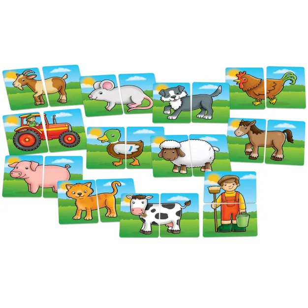 Orchard Toys Farmyard Heads & Tails Game - Image 2