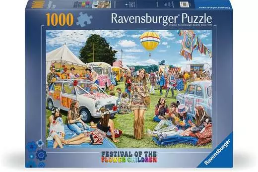 Ravensburger Festival of Flower Children 1000 Piece Jigsaw Puzzle