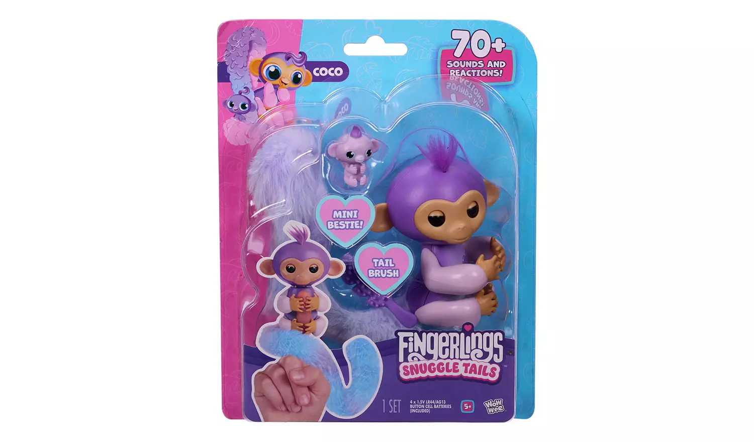 Fingerlings Snuggle Tails Asst