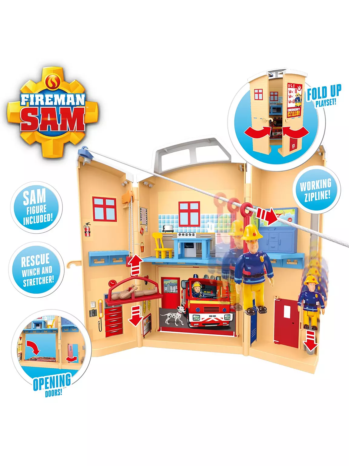 Fireman Sam Fire Rescue Centre Playset - Image 2
