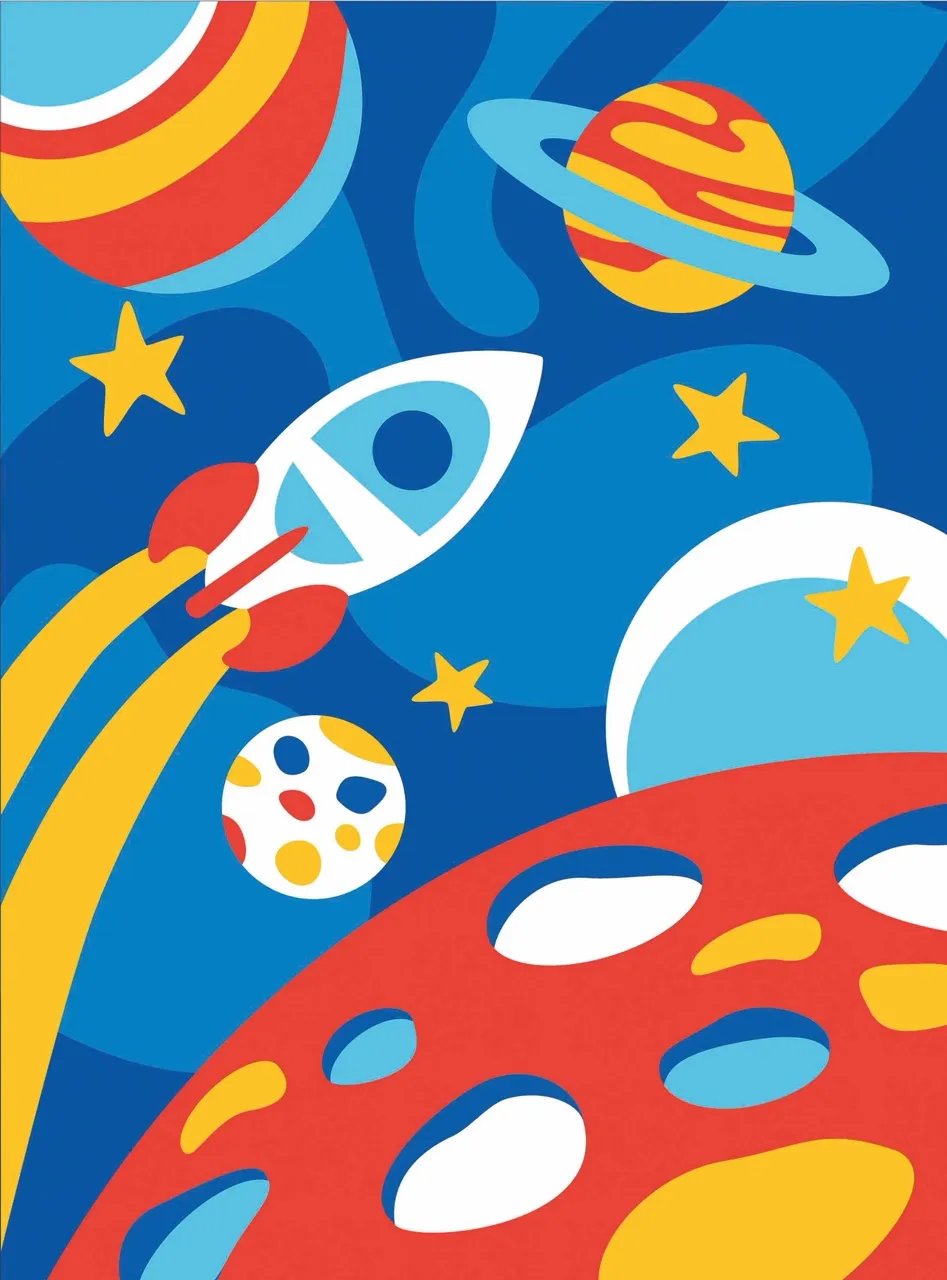 First Painting By Numbers Space - Image 2