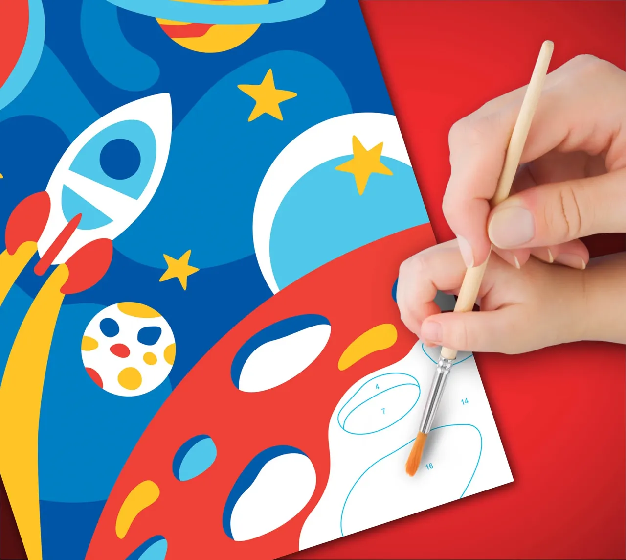 First Painting By Numbers Space - Image 4