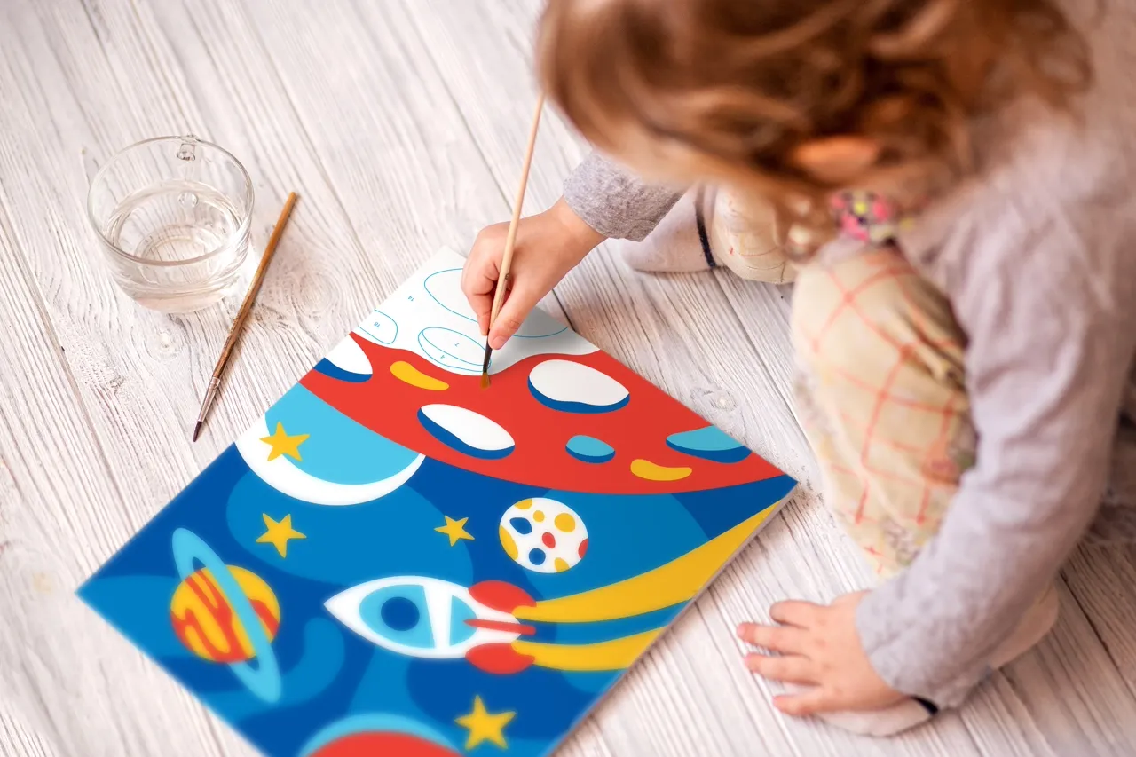 First Painting By Numbers Space - Image 6