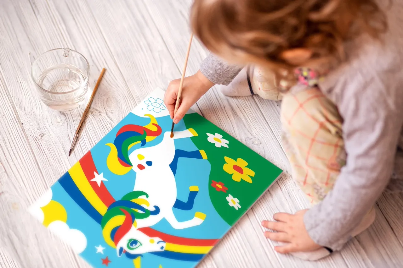First Painting By Numbers Unicorn - Image 6