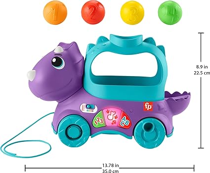 Fisher Price Poppin Triceratops - Image 6