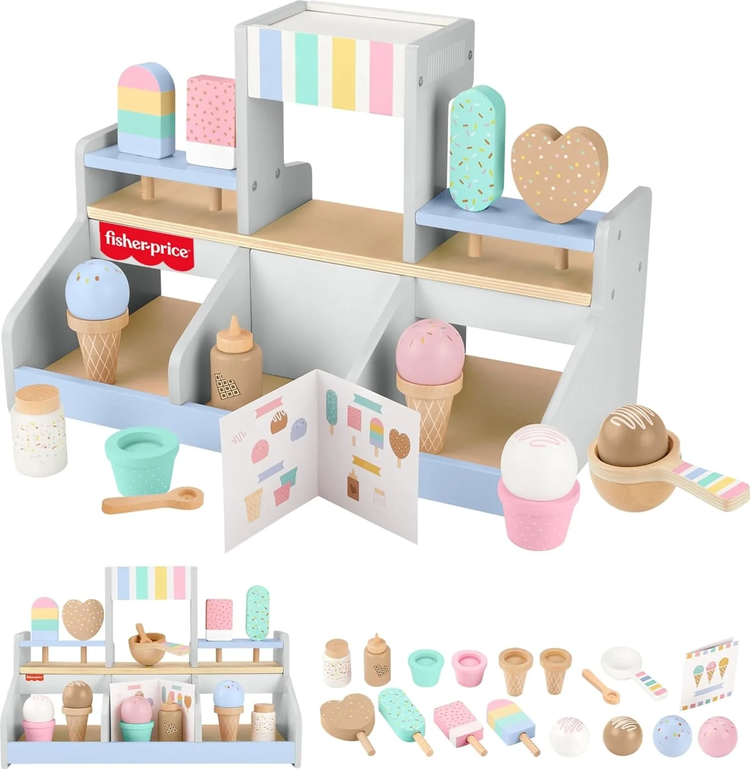 Fisher Price Wooden Ice Cream Shop - Image 2