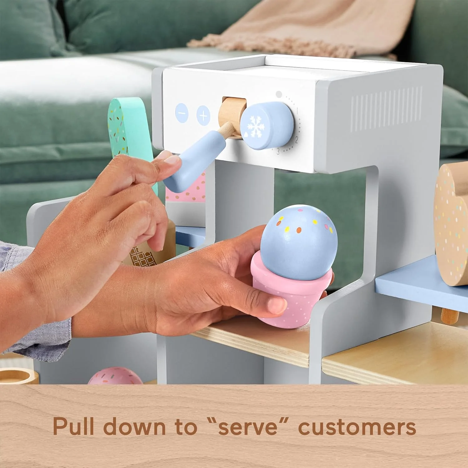 Fisher Price Wooden Ice Cream Shop - Image 4