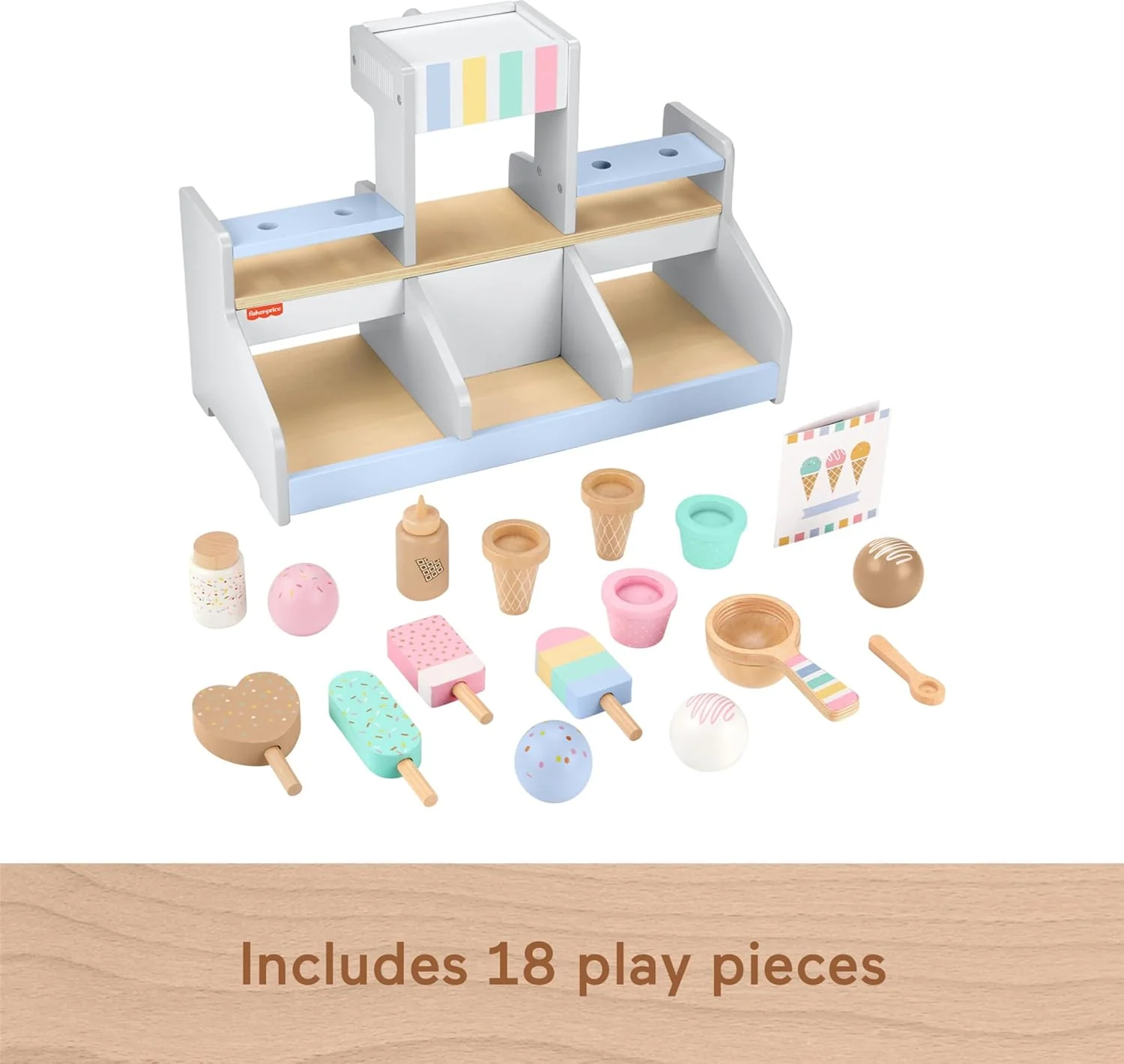 Fisher Price Wooden Ice Cream Shop - Image 5