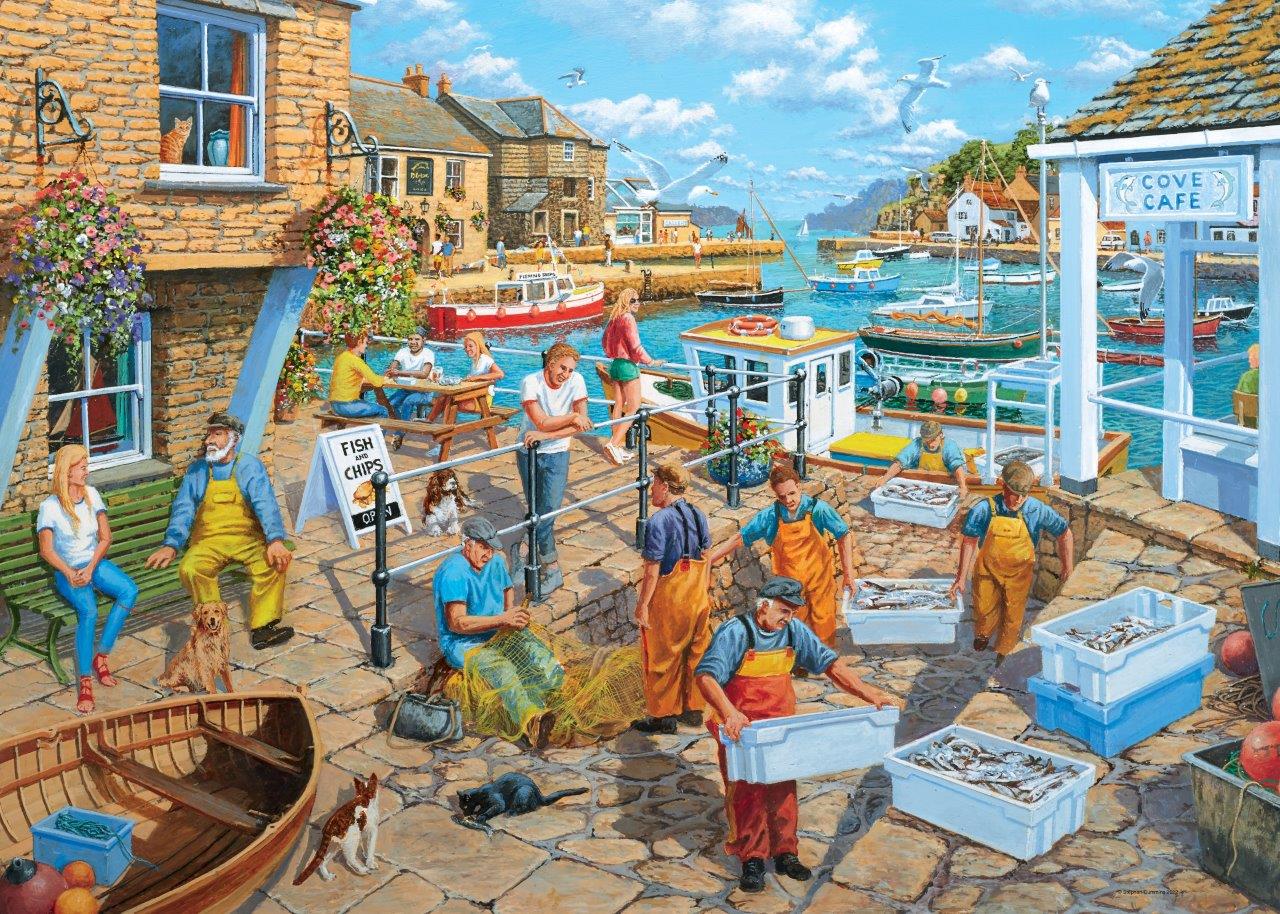 Ravensburger Fisherman's Life 1000 Piece Jigsaw Puzzle - Image 2