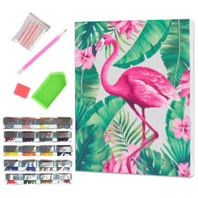 Flamingo Diamond Art - Image 2