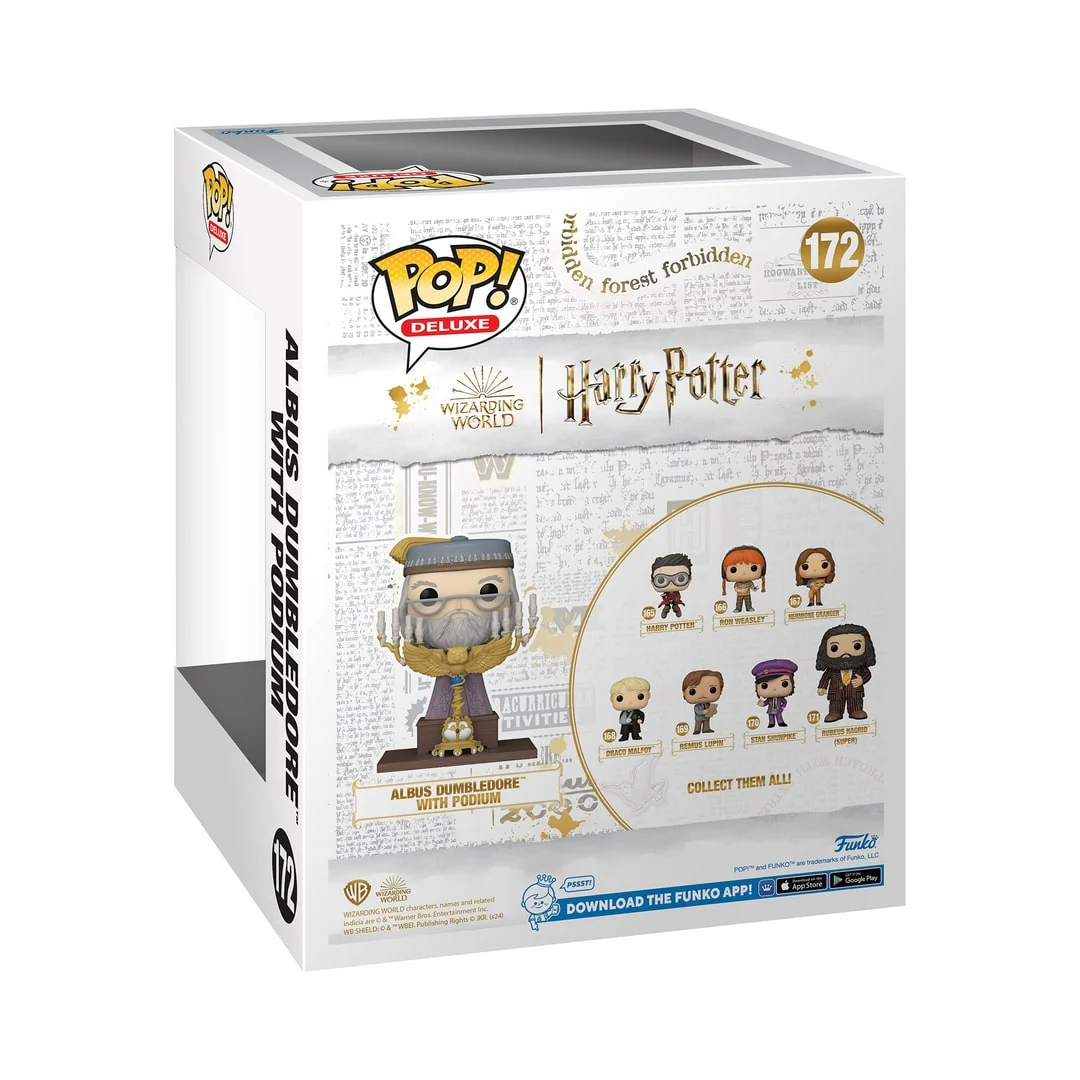 Funko POP! Deluxe: Harry Potter - Albus Dumbledore with Podium - Image 3