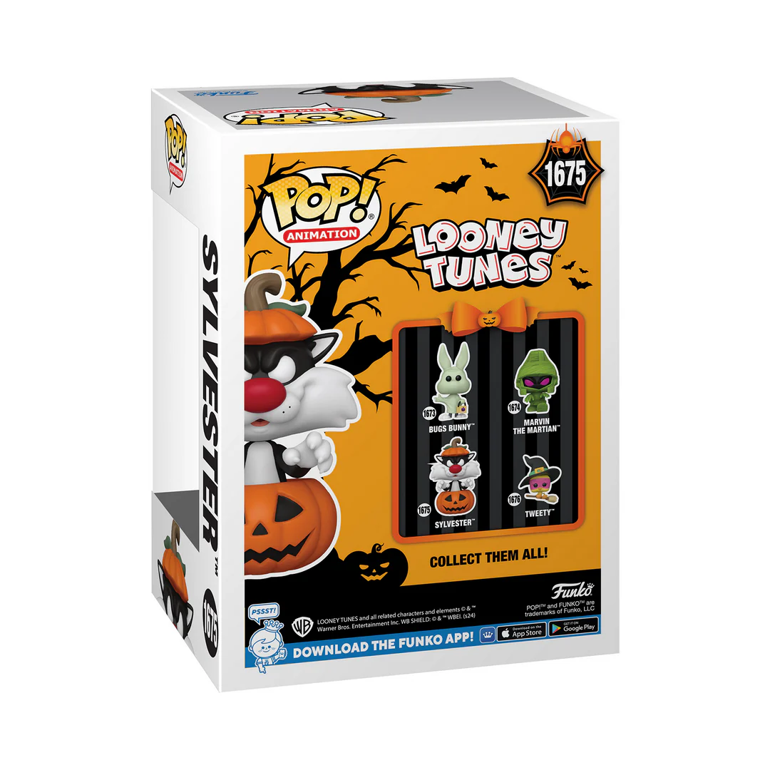 Funko POP! Animation: Looney Tunes - Sylvester with Pumpkin - Image 2