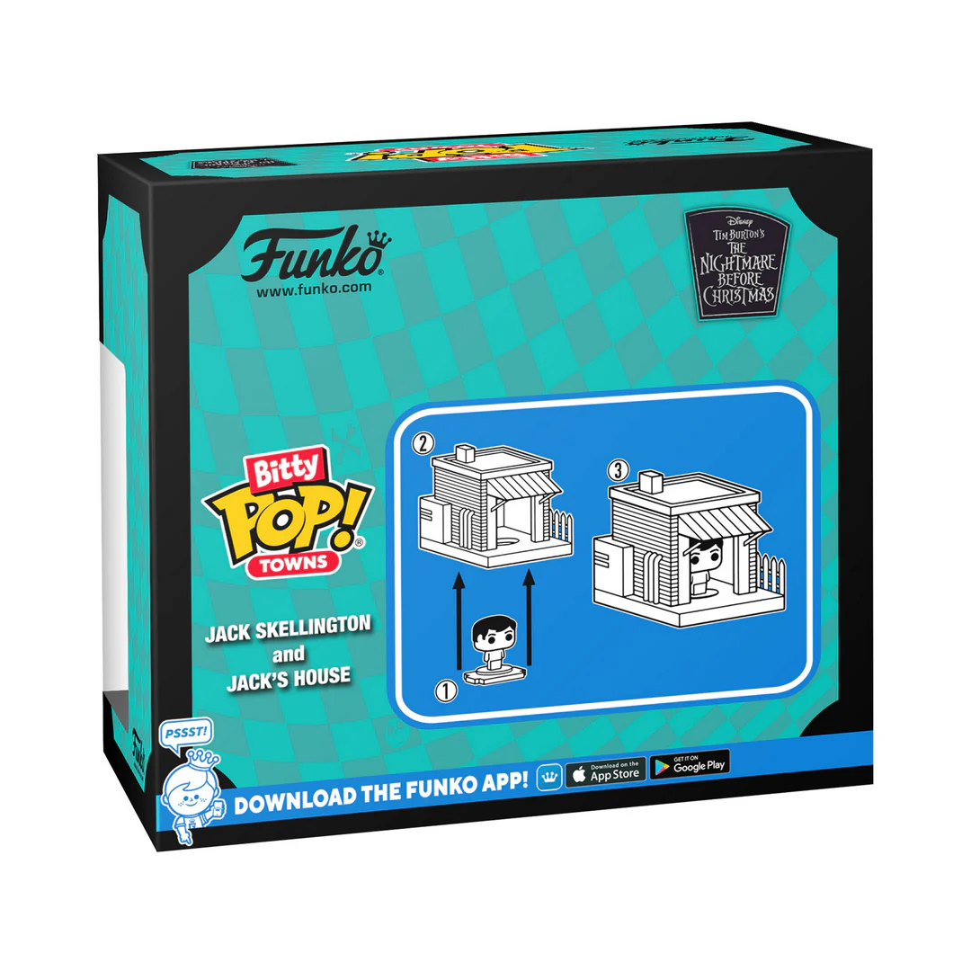 Funko Bitty POP! Town: The Nightmare Before Christmas - Jack at Home - Image 2