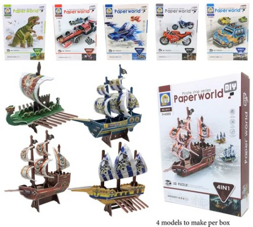 Foam Board 4in1 Model Kits Asst