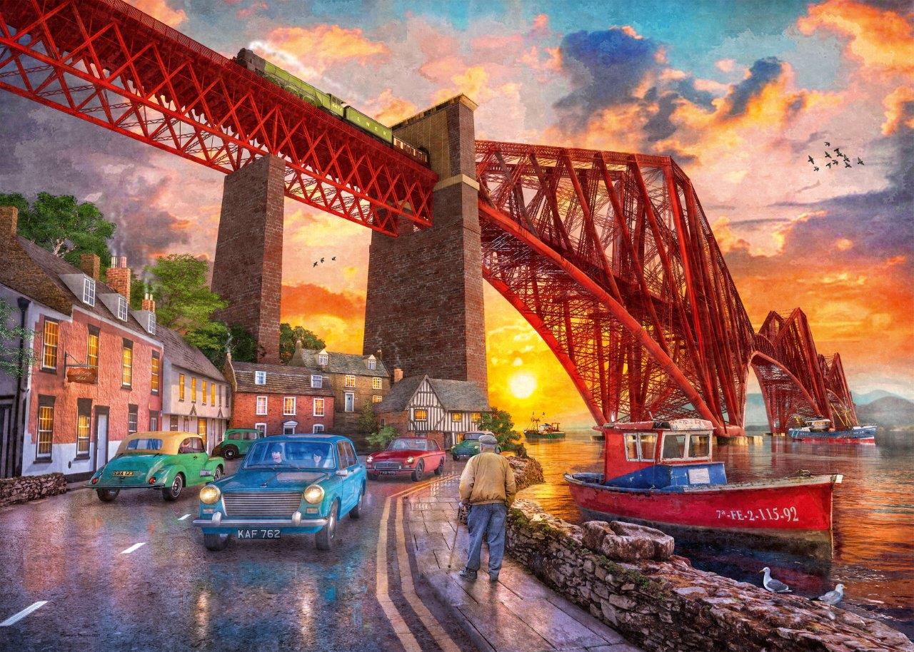 Ravensburger Forth Bridge at Sunset 1000 Piece Jigsaw Puzzle - Image 2