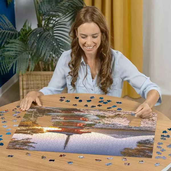 Ravensburger Fuji Cherry Blossom View 1000 Piece Jigsaw Puzzle - Image 3