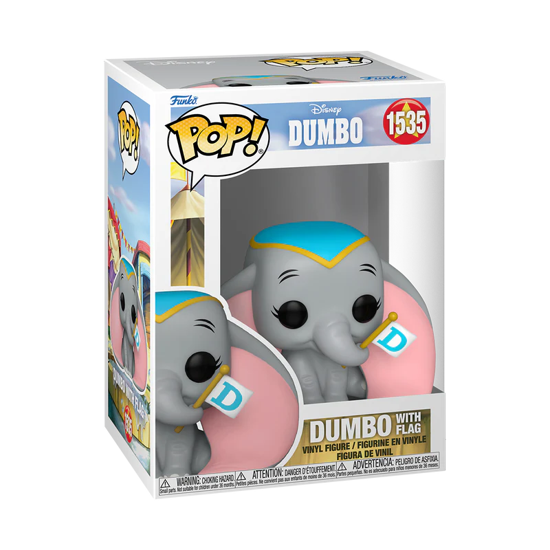 Funko POP! Disney: Dumbo With Flag