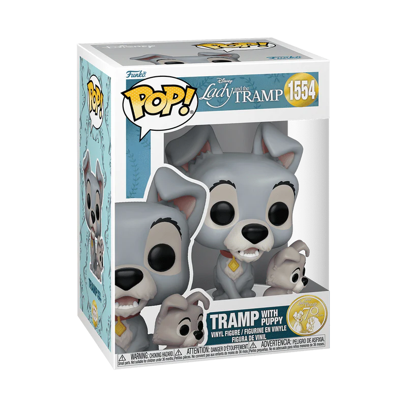 Funko POP! Disney: Lady & The Tramp - Tramp With Puppy