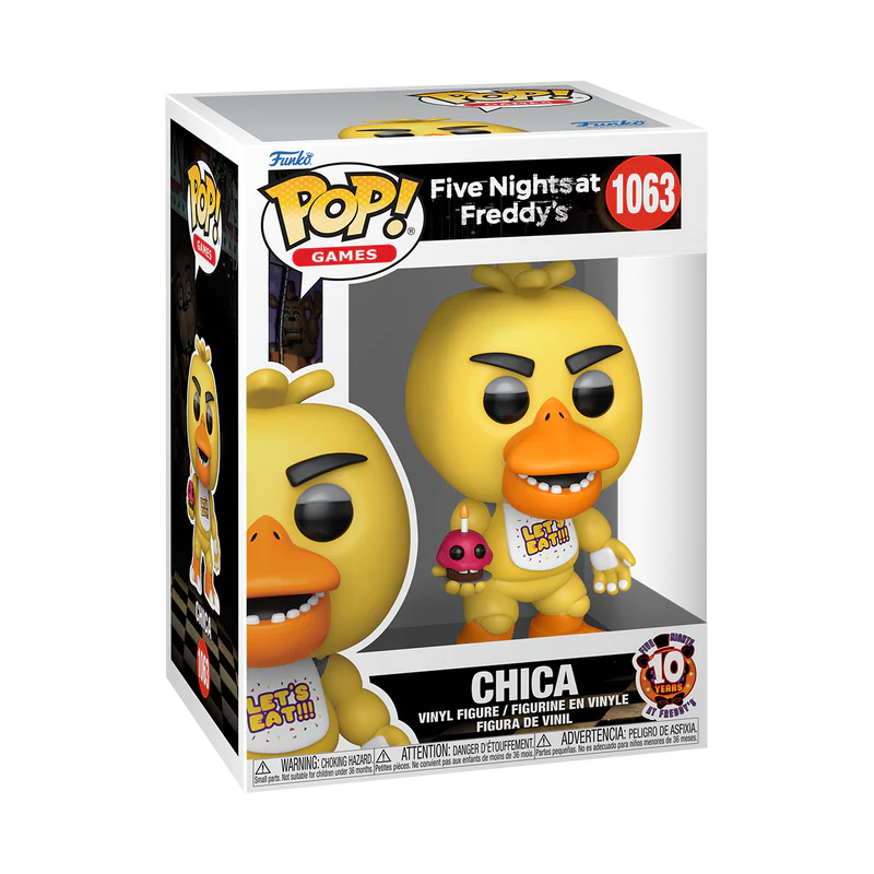Funko POP! Games: Five Nights At Freddy's - Chica w/ Cupcake