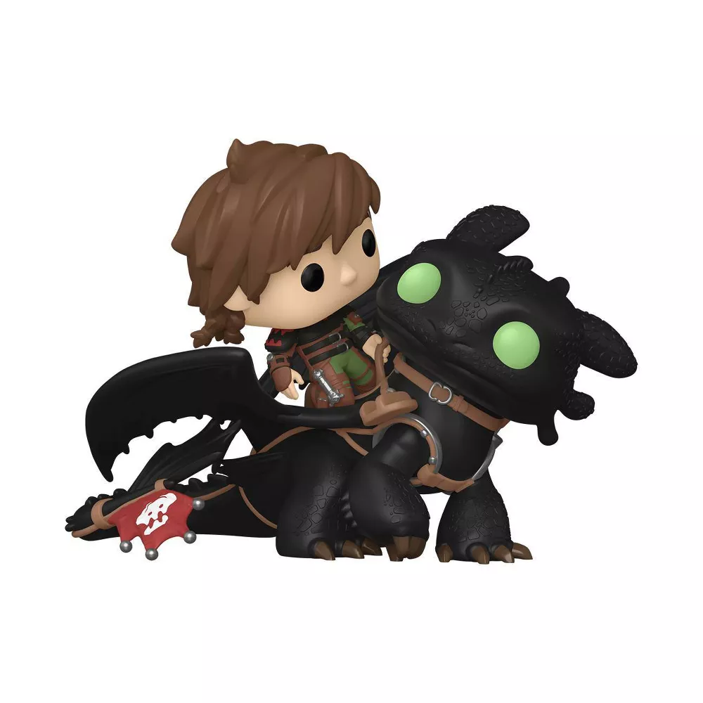 Funko POP! Rides Deluxe: How To Train Your Dragon - Hiccup With Toothless - Image 2