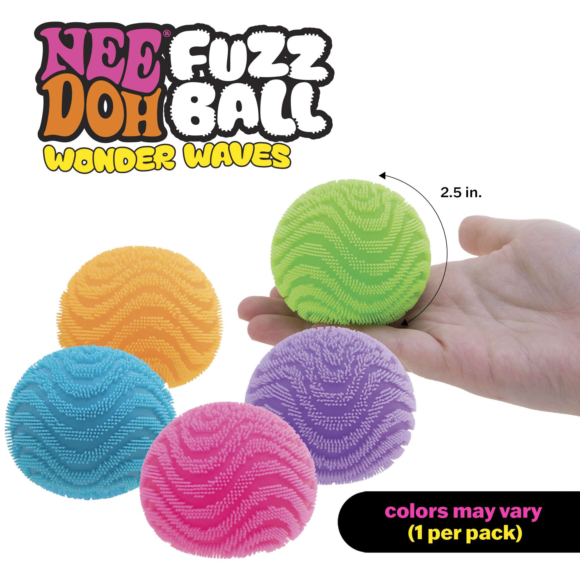 Needoh Fuzz Ball Wonder Waves Asst - Image 2
