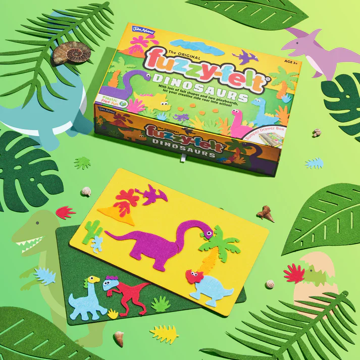 Fuzzy Felt Dinosaur Drawer Gift Set - Image 5