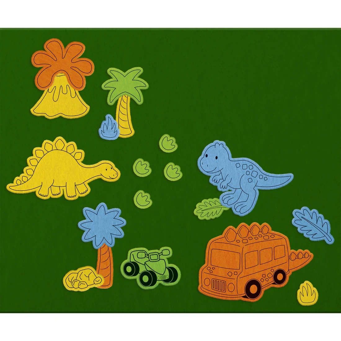 Fuzzy Felt Dinosaurs - Image 2
