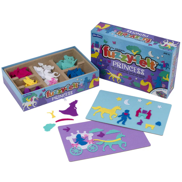 Fuzzy Felt Princess Drawer Gift Set - Image 2