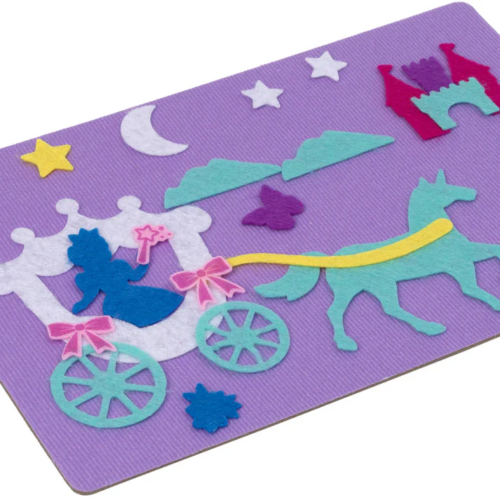Fuzzy Felt Princess Drawer Gift Set - Image 3