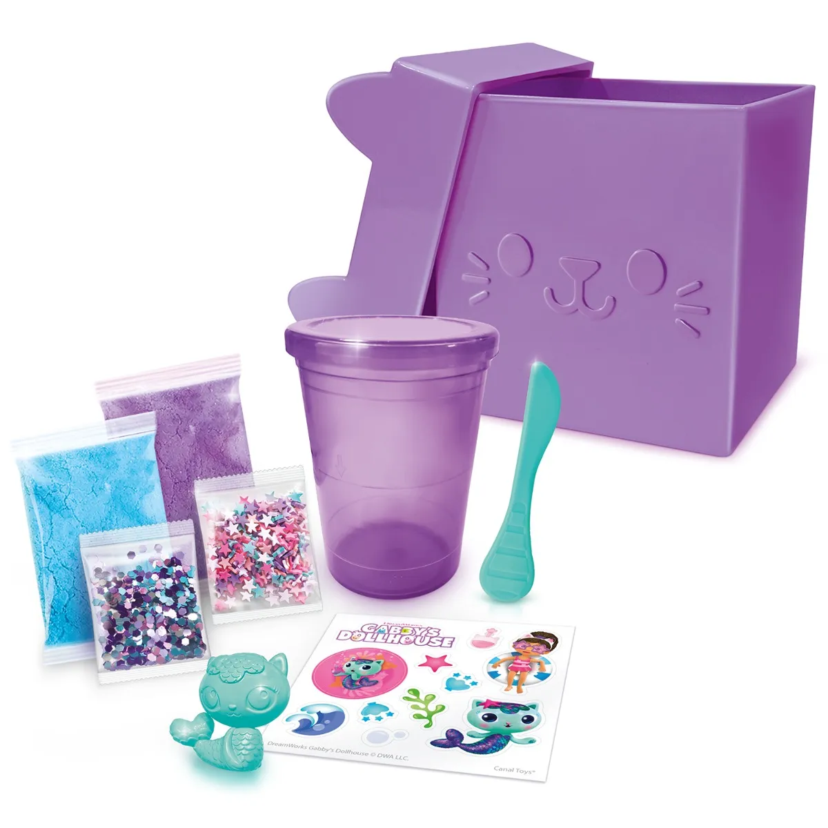 Gabby's Dollhouse Mystery Cat Box Slime - Image 2