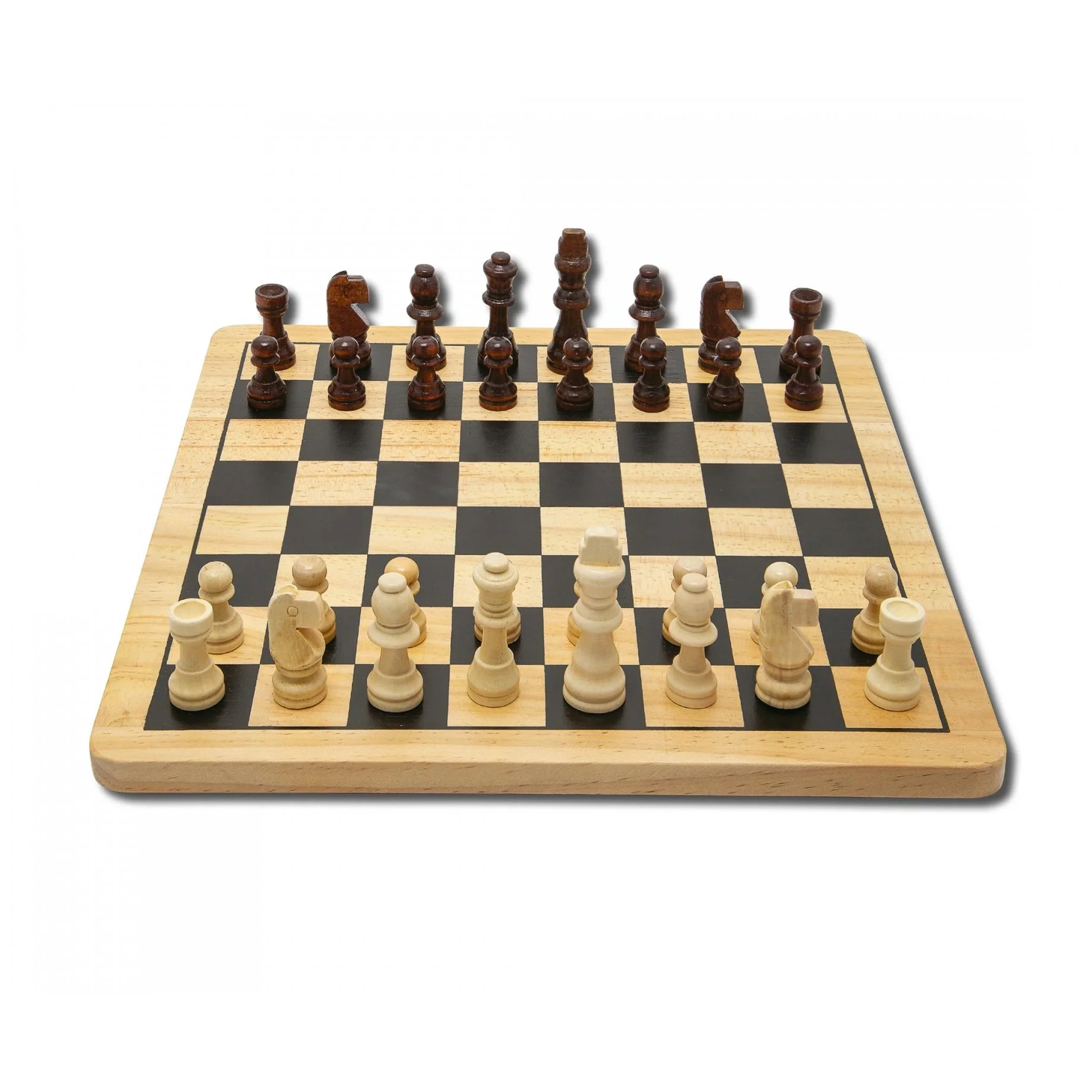 Game Noris Dlx Wooden Chess & Checkers - Image 2