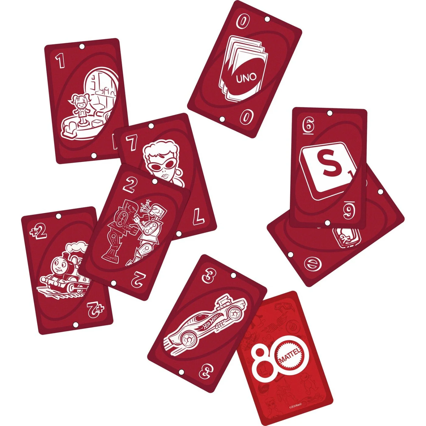 Game Uno 80th Anniversary Ruby Red - Image 3