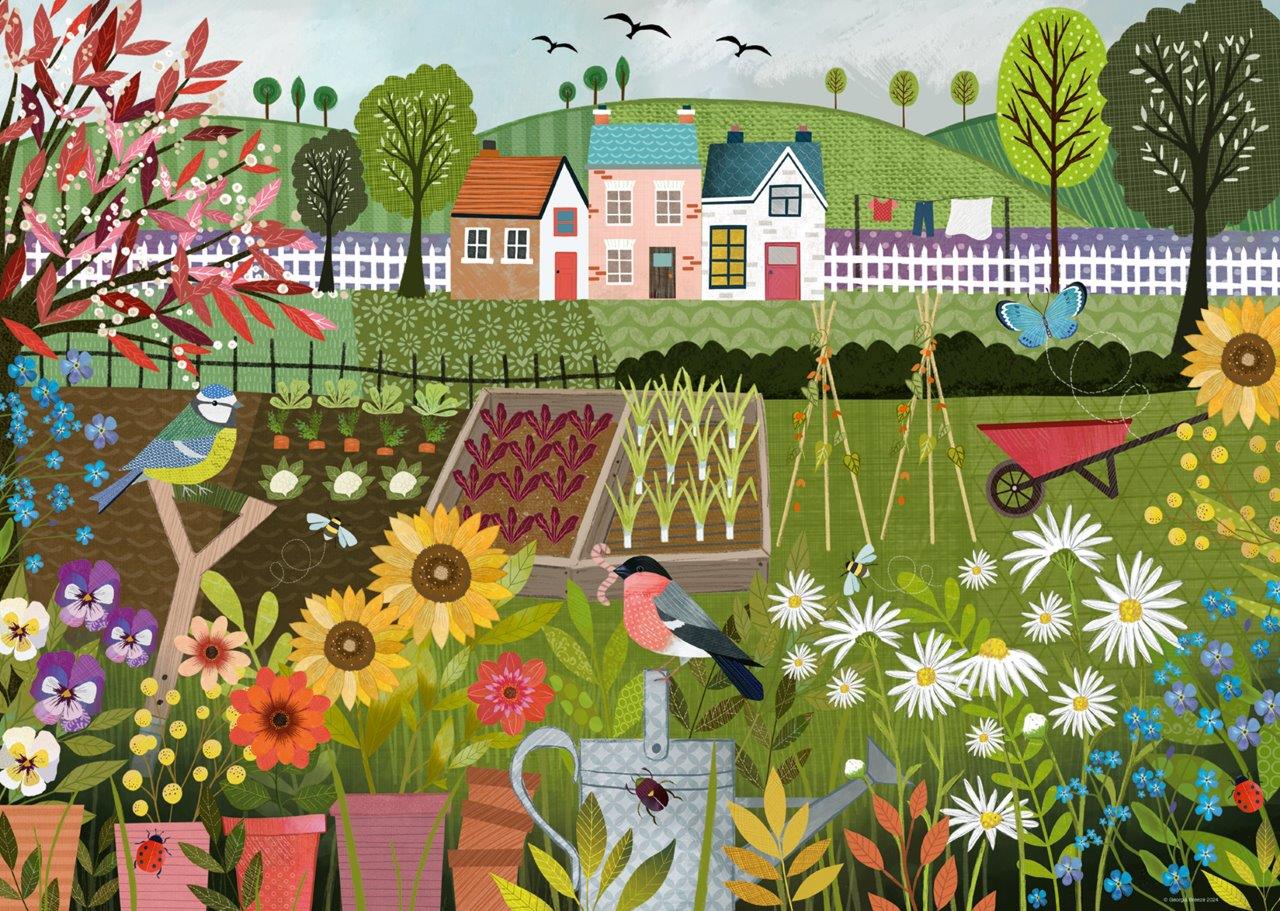 Ravensburger Garden Allotment 1000 Piece Jigsaw Puzzle - Image 2