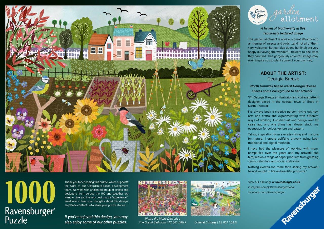 Ravensburger Garden Allotment 1000 Piece Jigsaw Puzzle - Image 3