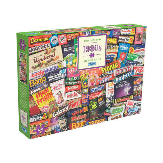 Gibsons 1980s Sweet Memories 1000 piece Jigsaw Puzzle