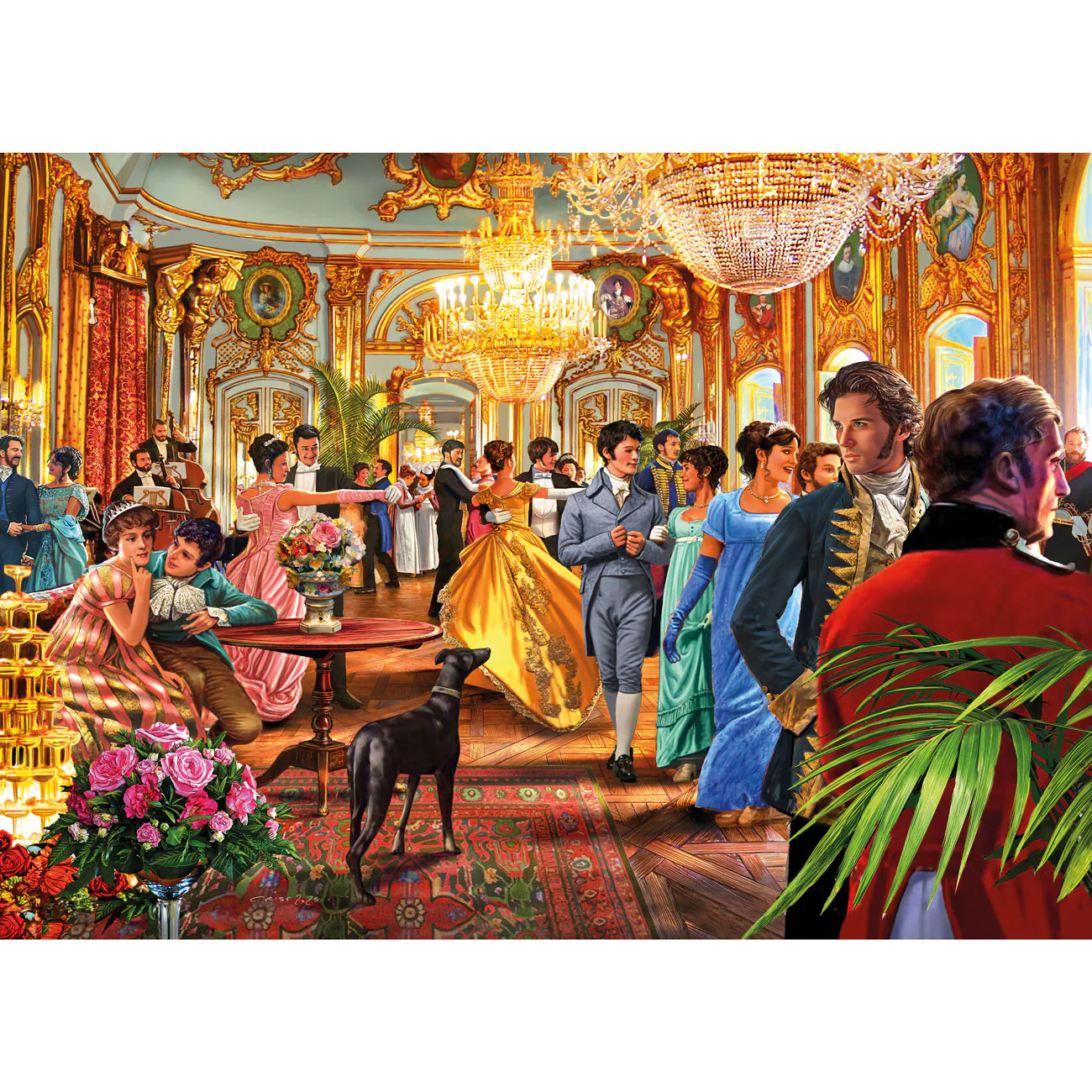 Gibsons A Regency Affair 1000 piece Jigsaw Puzzle - Image 2